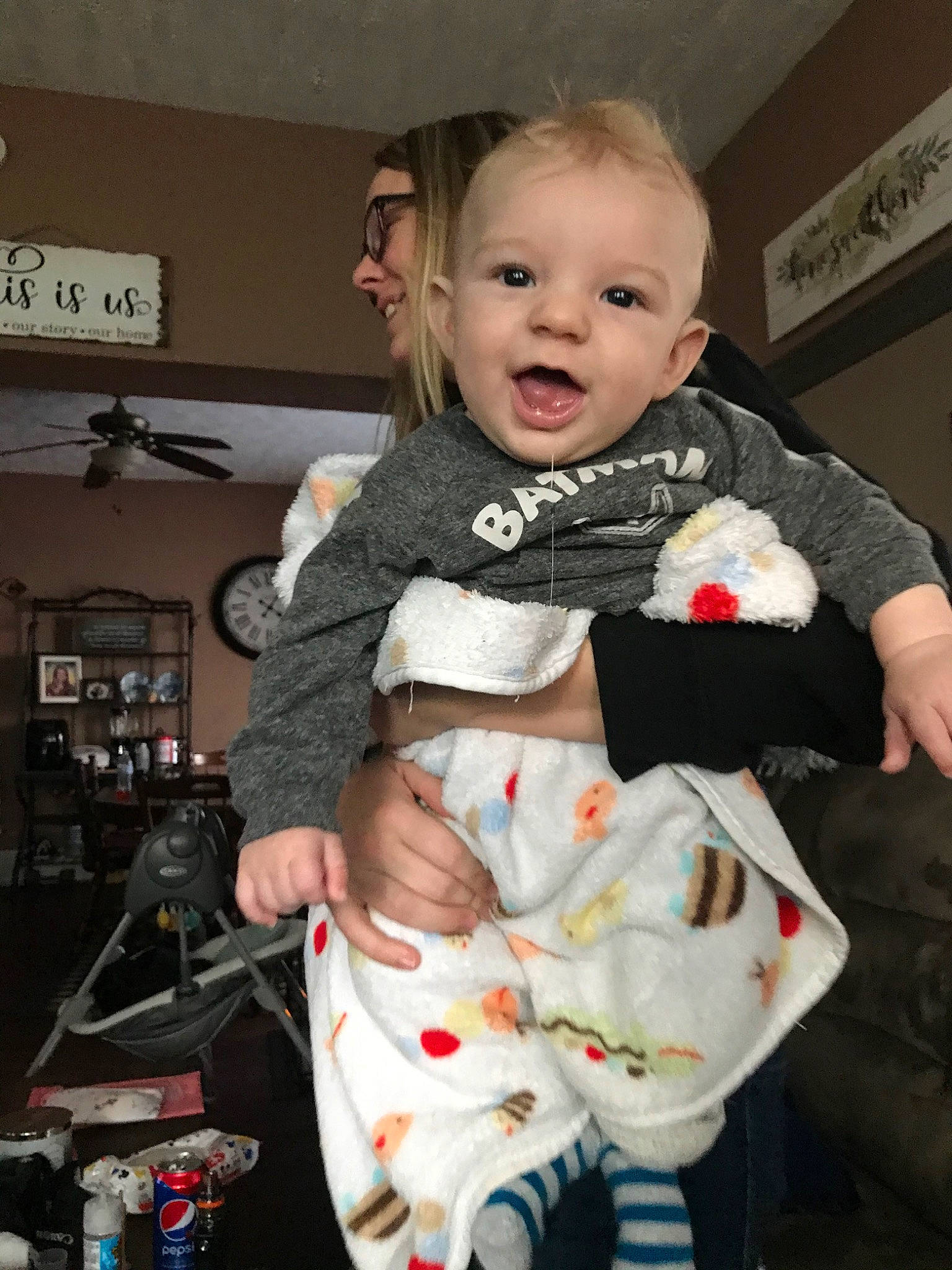 Nolan is registered to the contest to win money with this photo: baby, child, person, toddler