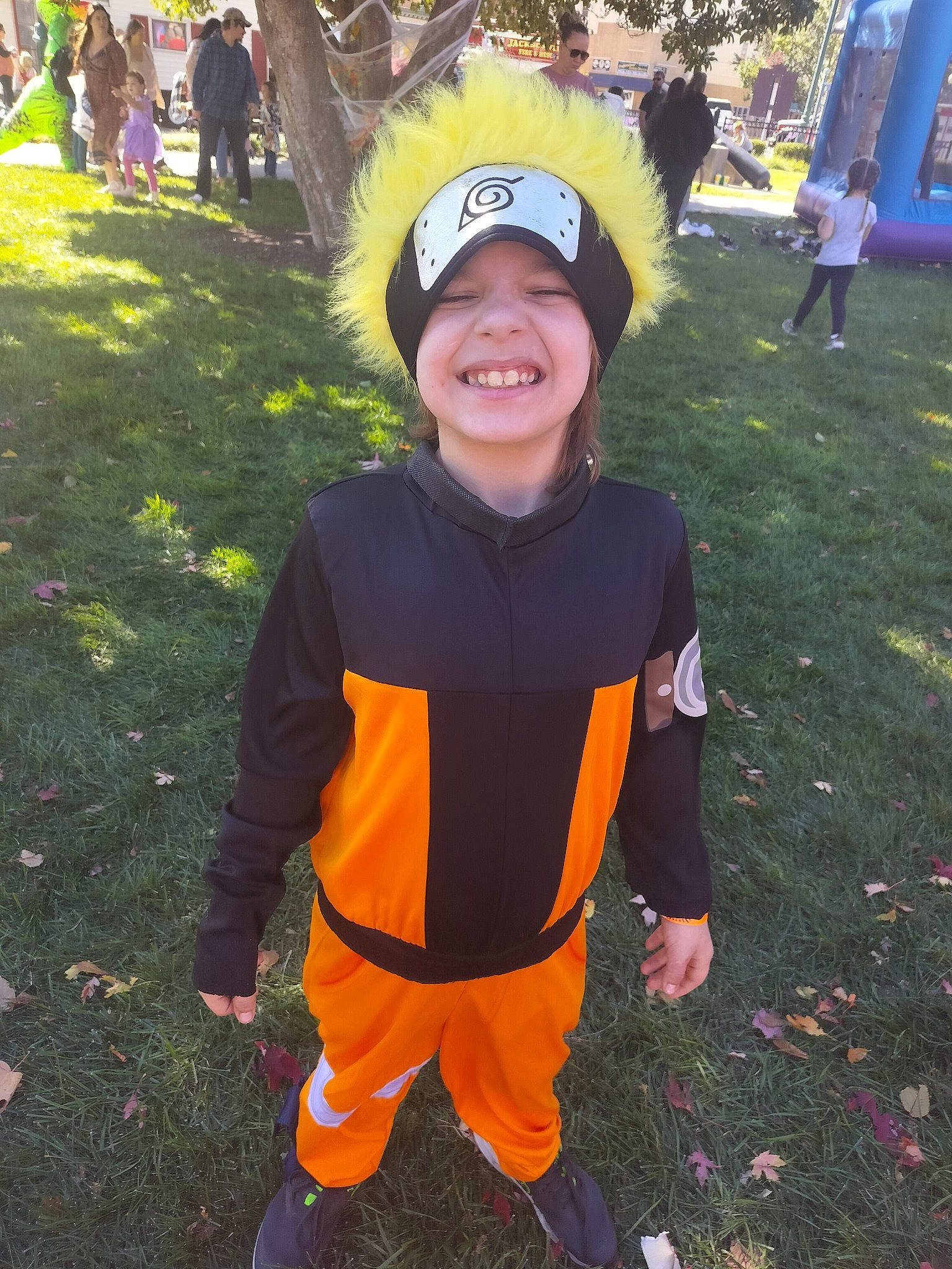 Zayden joined the competition — help win amazing prizes! baseball_cap, cap, child, cool, costume, event, fashion_accessory, fun, grass, happy, headgear, headwear, joy, leisure, person, personal_protective_equipment, plant, recreation, smile, t_shirt