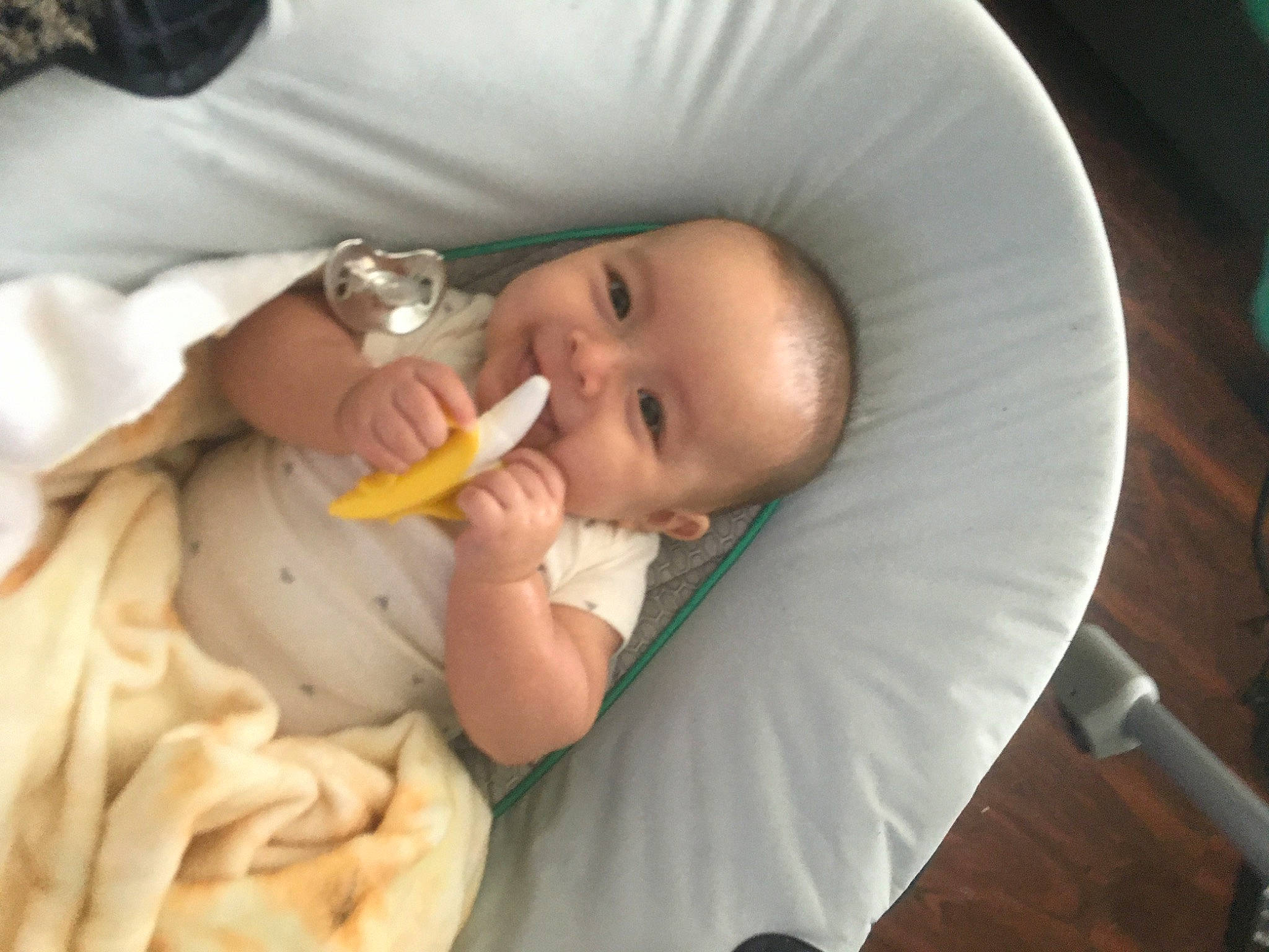 Gerardo is registered to the contest to win money with this photo: baby, baby_products, child, joy, mouth, person, product, sleep, toddler