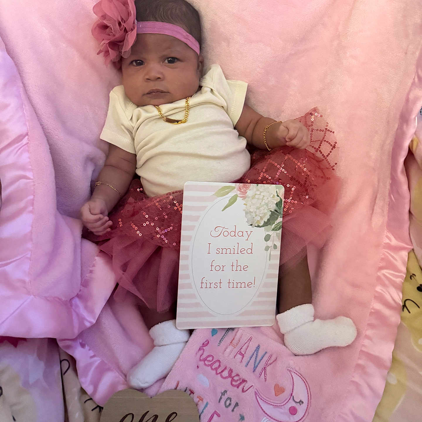 Amancia joined the competition — help win amazing prizes! accessories, baby, bed, blanket, clothing, crib, cushion, face, furniture, hat, head, hosiery, infantbed, jewelry, necklace, newborn, person, photography, portrait, sock