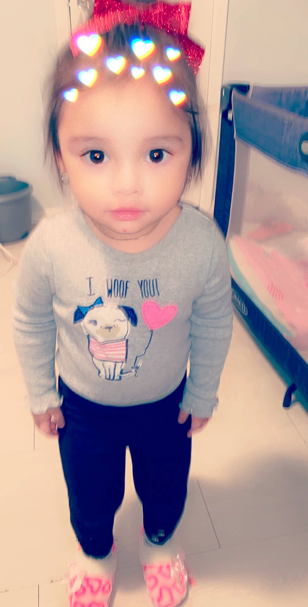 Melissa joined the competition — help win amazing prizes! blue, cheek, child, cool, day, doll, fun, girl, hair_accessory, headgear, human_hair_color, infant, outerwear, person, pink, product, skin, sleeve, smile, textile