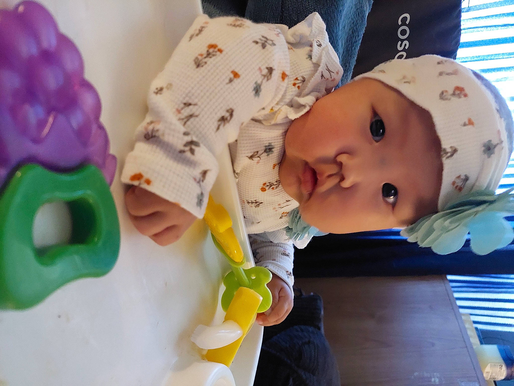 Cora joined the competition — help win amazing prizes! baby, baby_products, baby_safety, baby_toddler_clothing, buttercream, cake_decorating_supply, cap, cheek, child, fun, happy, hat, headwear, icing, person, play, room, skin, sugar_cake, toddler