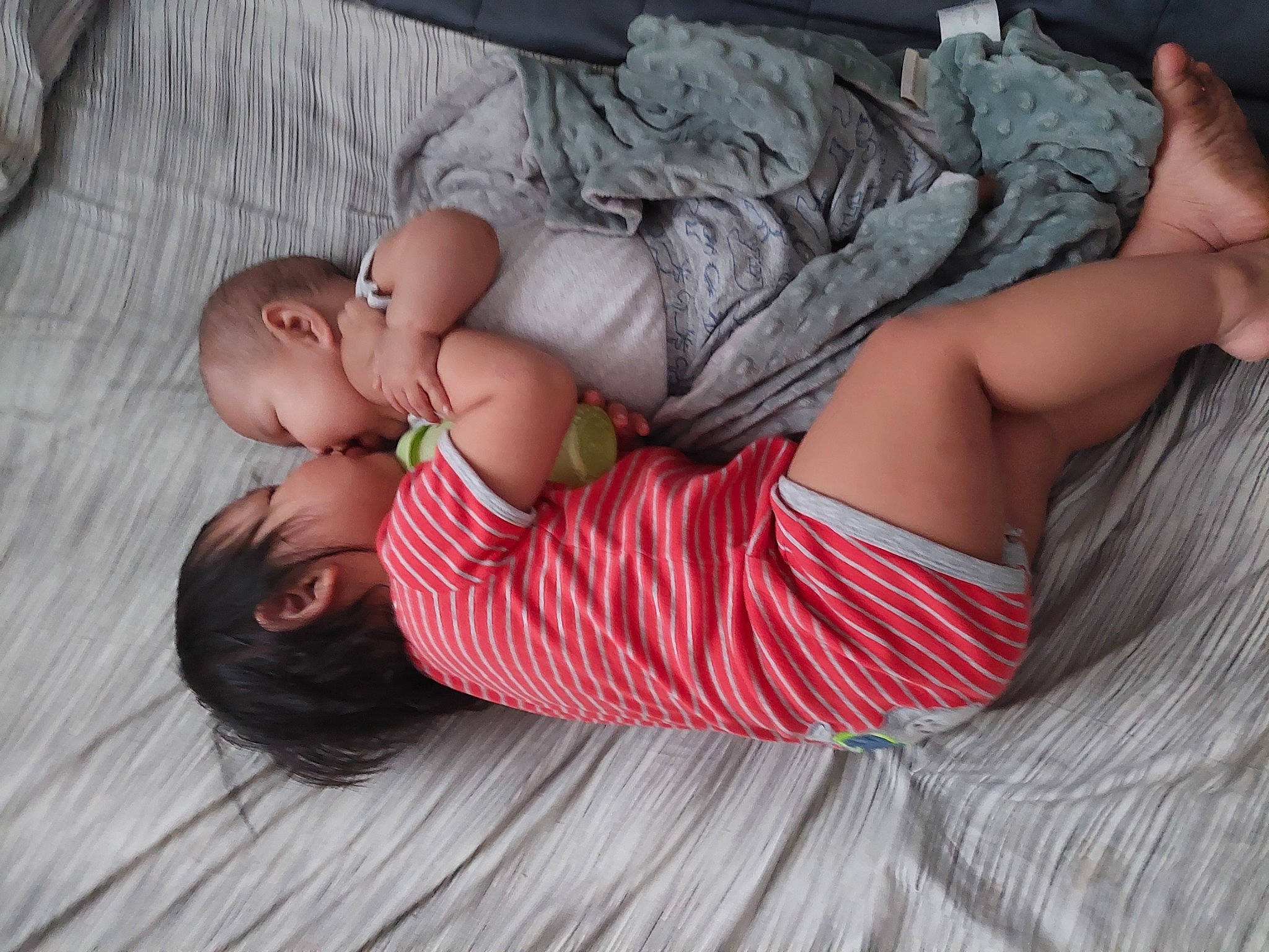 Khalil joined the competition — help win amazing prizes! abdomen, baby, chest, comfort, elbow, flash_photography, fun, grass, human_body, joint, knee, linens, mouth, person, skin, stomach, textile, thigh, toddler, trunk