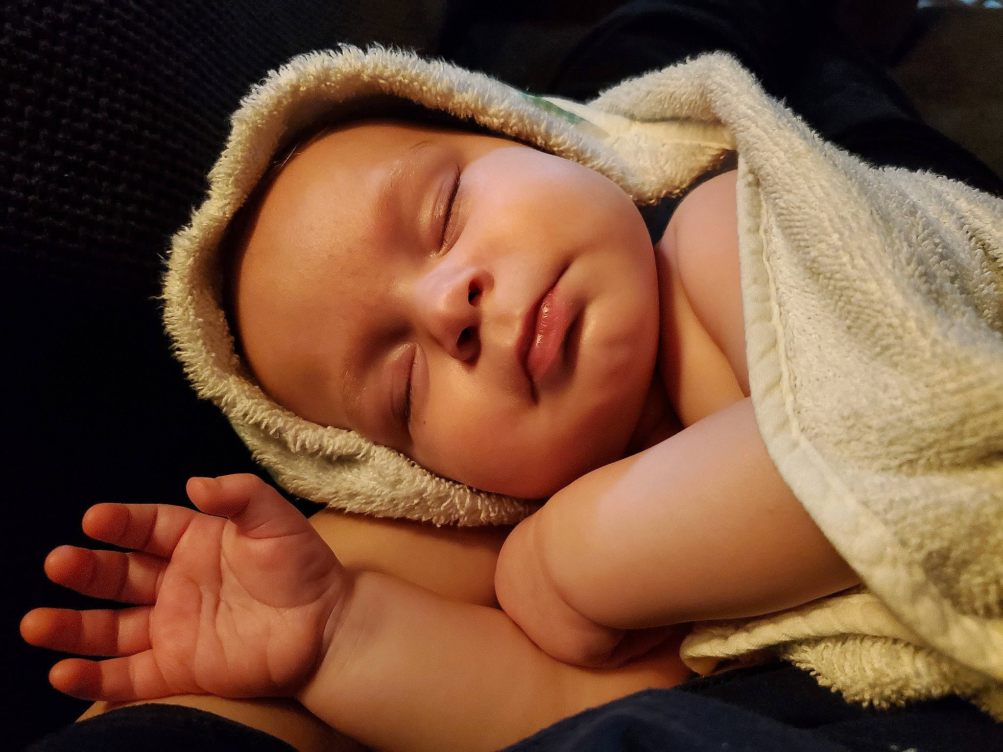 Amarah is registered to the contest to win money with this photo: arm, baby, baby_sleeping, cheek, comfort, ear, eye, eyebrow, eyelash, finger, flash_photography, gesture, hand, happy, lip, mouth, nose, person, skin, thumb