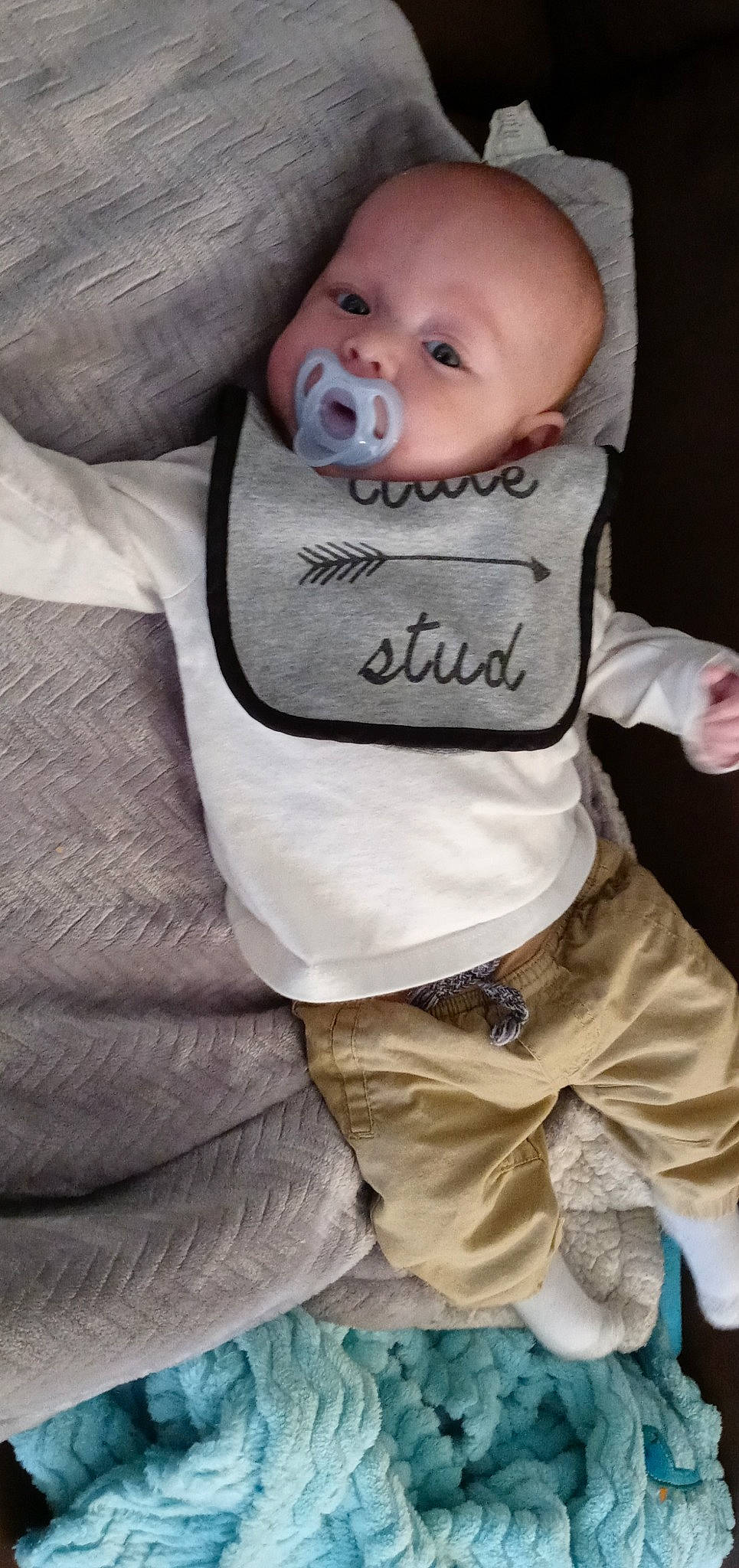 Baker is registered to the contest to win money with this photo: arm, baby, baby_products, baby_toddler_clothing, cheek, child, facial_expression, happy, person, product, smile, toddler