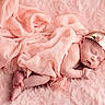 newborn, baby, sleeping, infant, portrait, floral_headband, pink, blanket, fabric, roses, floral, peaceful, lying_down, closeup, photography, soft_lighting, adorable, nursery, skin, feet