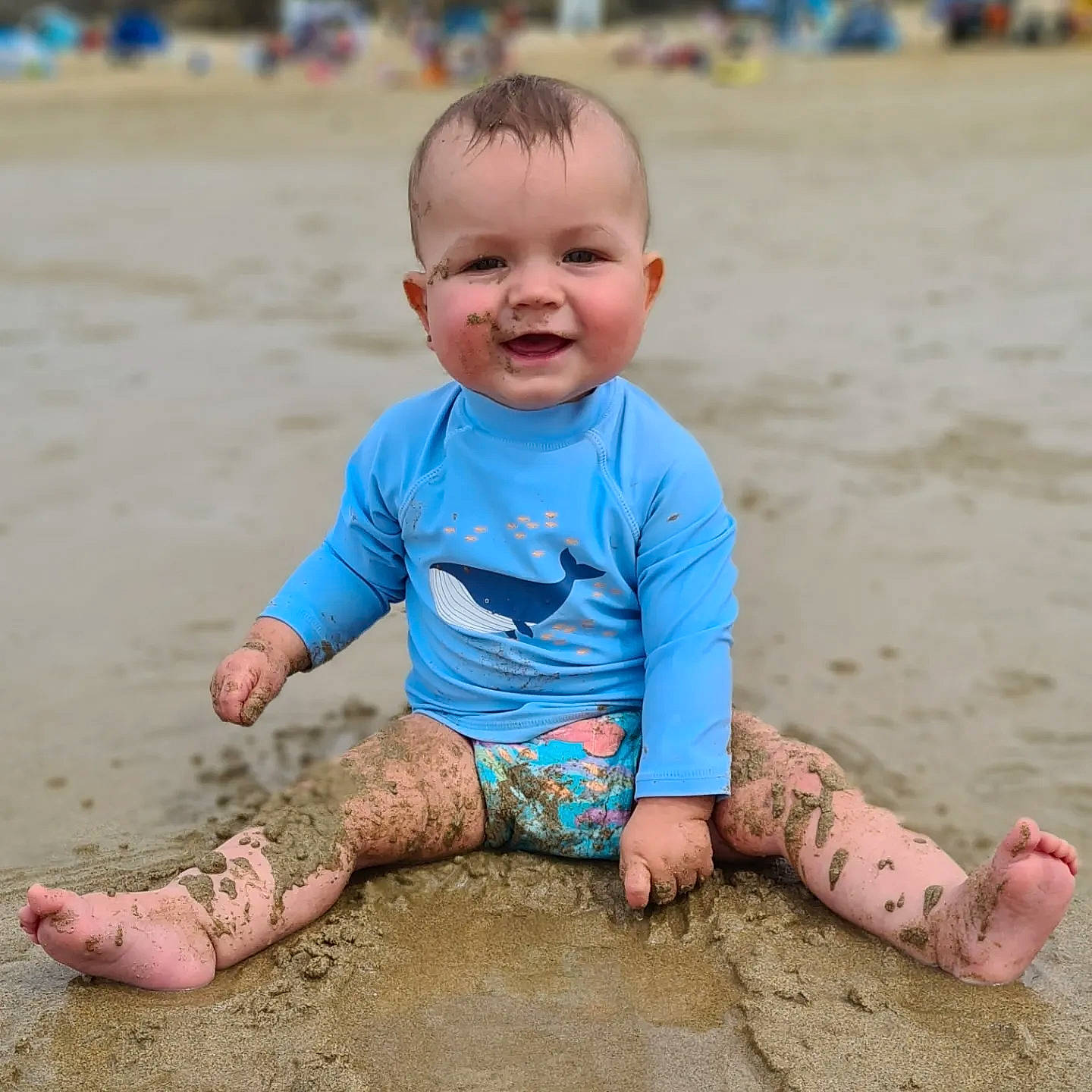 Kaden is registered to the contest to win money with this photo: baby_toddler_clothing, barefoot, beach, beauty, child, fun, happy, human, human_body, joy, leg, people_in_nature, people_on_beach, person, photograph, skin, sleeve, smile, standing, summer