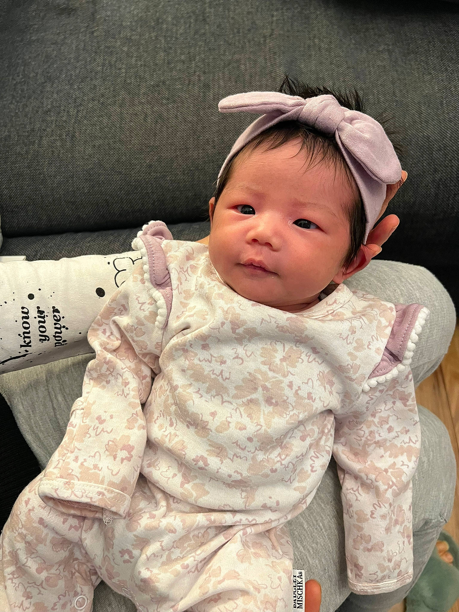 Ayla is registered to the contest to win money with this photo: baby, baby_toddler_clothing, cheek, child, comfort, cool, eye, eyelash, face, facial_expression, happy, head, iris, lip, mouth, nose, person, skin, sleeve, textile