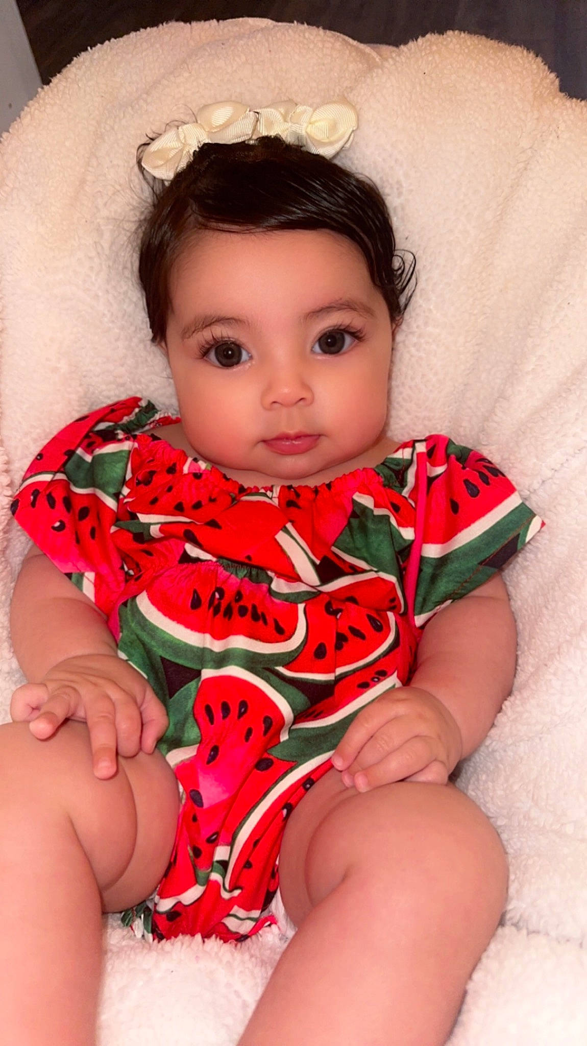 Elena joined the competition — help win amazing prizes! baby_toddler_clothing, cheek, chin, eye, face, hair, happy, head, human_body, iris, leg, lip, mouth, neck, nose, person, skin, sleeve, standing, textile