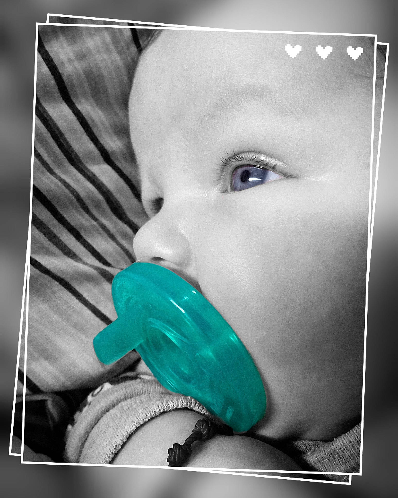 Ozias Nathaniel Ramirez is registered to the contest to win money with this photo: baby, baby_products, child, comfort_food, drinkware, electric_blue, eye, eyelash, fashion_accessory, happy, head, iris, monochrome, monochrome_photography, person, personal_protective_equipment, plastic, selfie, stock_photography, sweetness