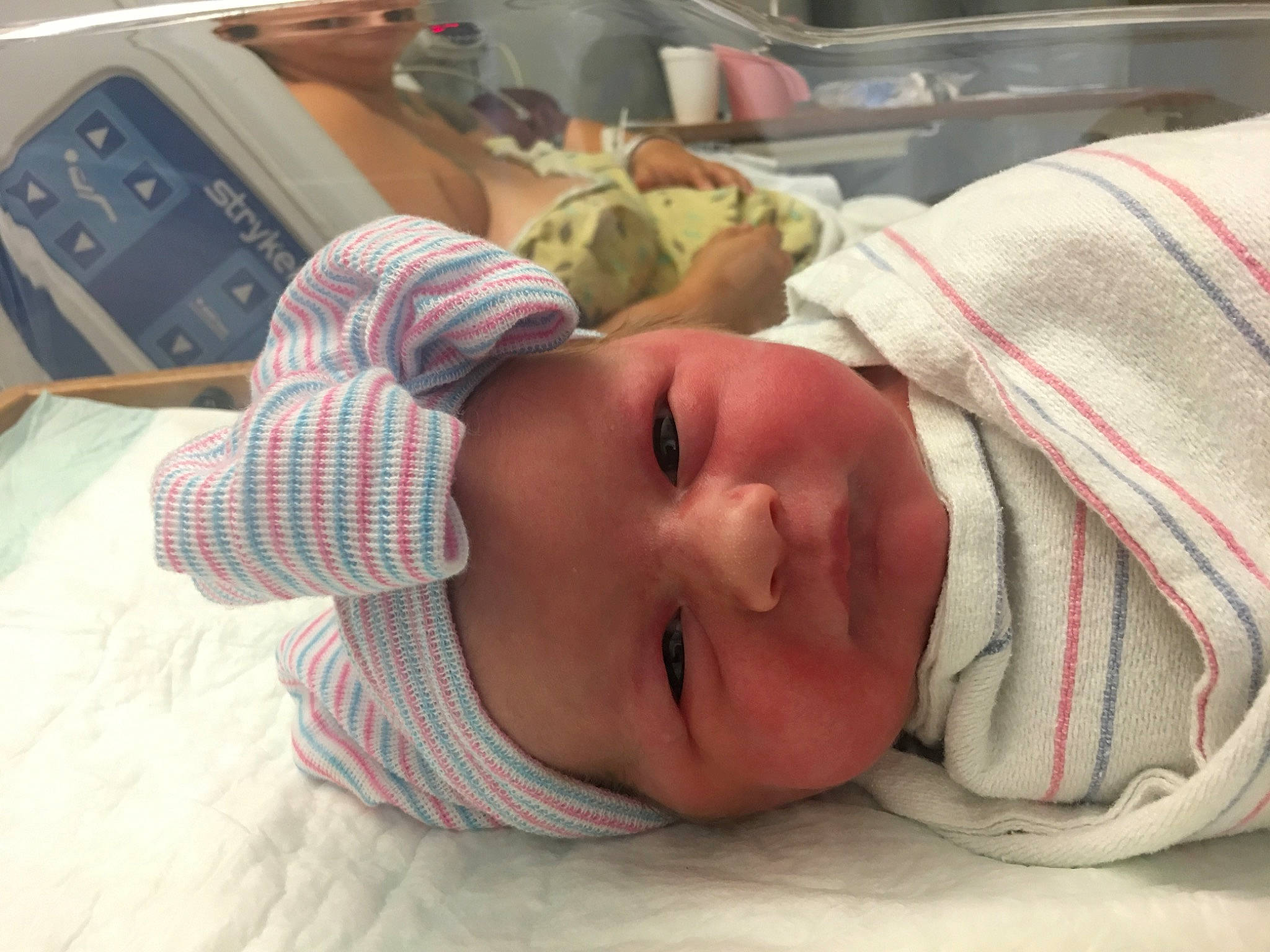 Bonnie joined the competition — help win amazing prizes! baby, bedtime, birth, cheek, child, childbirth, ear, eye, head, headwear, mouth, nap, nose, person, skin, sleep, toddler