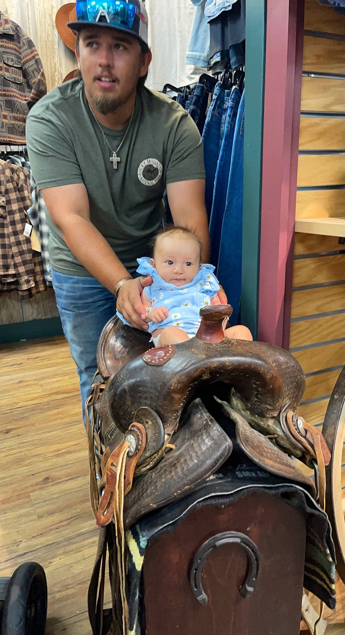 Oaklee joined the competition — help win amazing prizes! abdomen, baby, baby_products, baby_toddler_clothing, cap, chair, child, event, flooring, fun, headwear, lap, leisure, person, recreation, shorts, sitting, skin, t_shirt, toddler