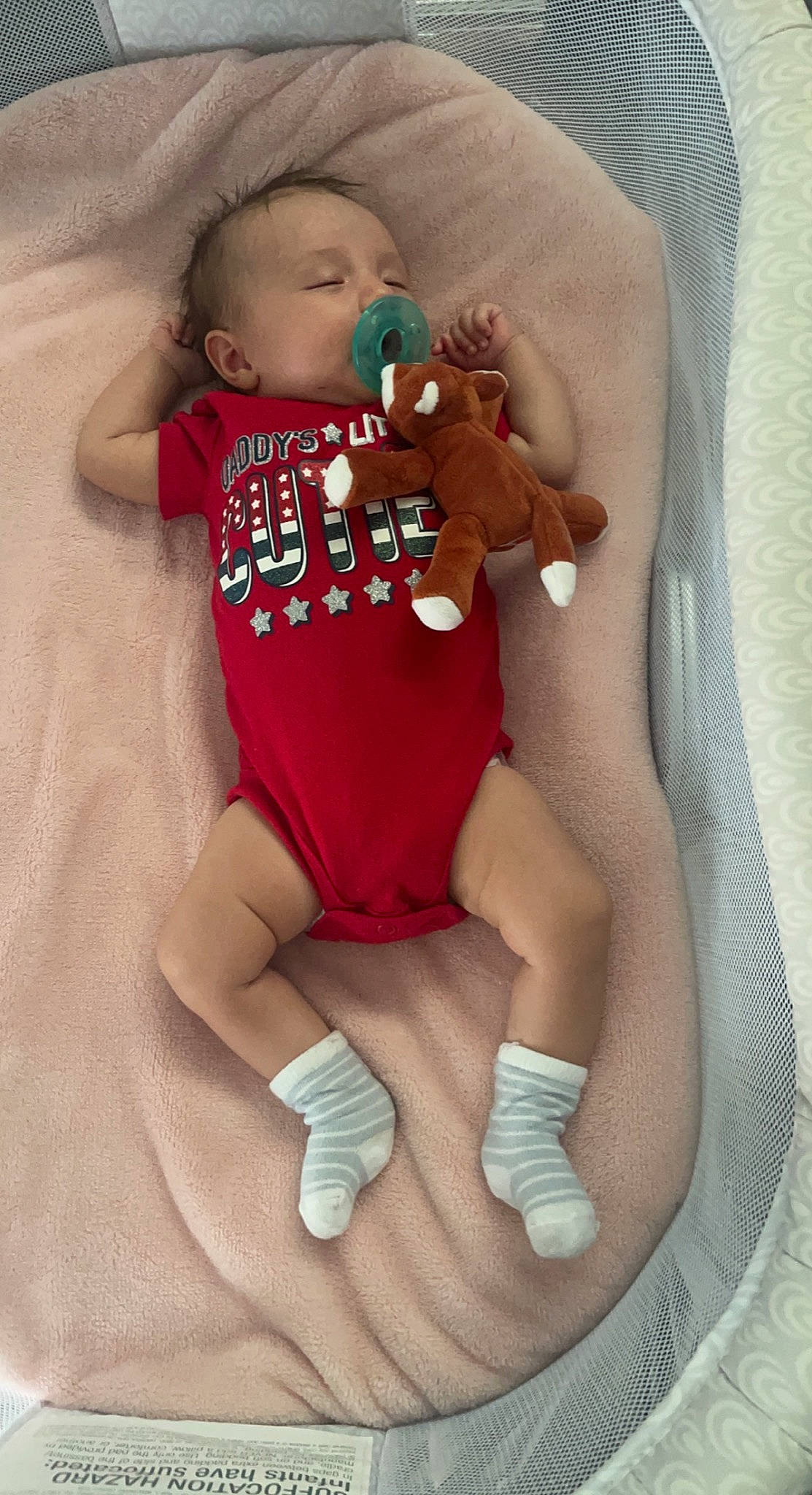 Oaklee is registered to the contest to win money with this photo: baby, baby_toddler_clothing, chest, elbow, eye, finger, happy, head, joint, leg, mouth, muscle, nail, neck, person, pink, product, skin, sleeve, thigh