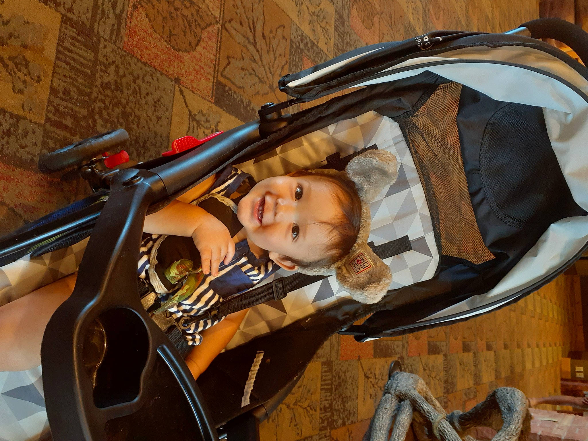 Noah joined the competition — help win amazing prizes! auto_part, automotive_exterior, automotive_wheel_system, baby_carriage, baby_products, bicycle_wheel, eye, fun, joy, motor_vehicle, person, smile, spoke, tire, toddler, tree, vehicle, vehicle_door, wheel, window