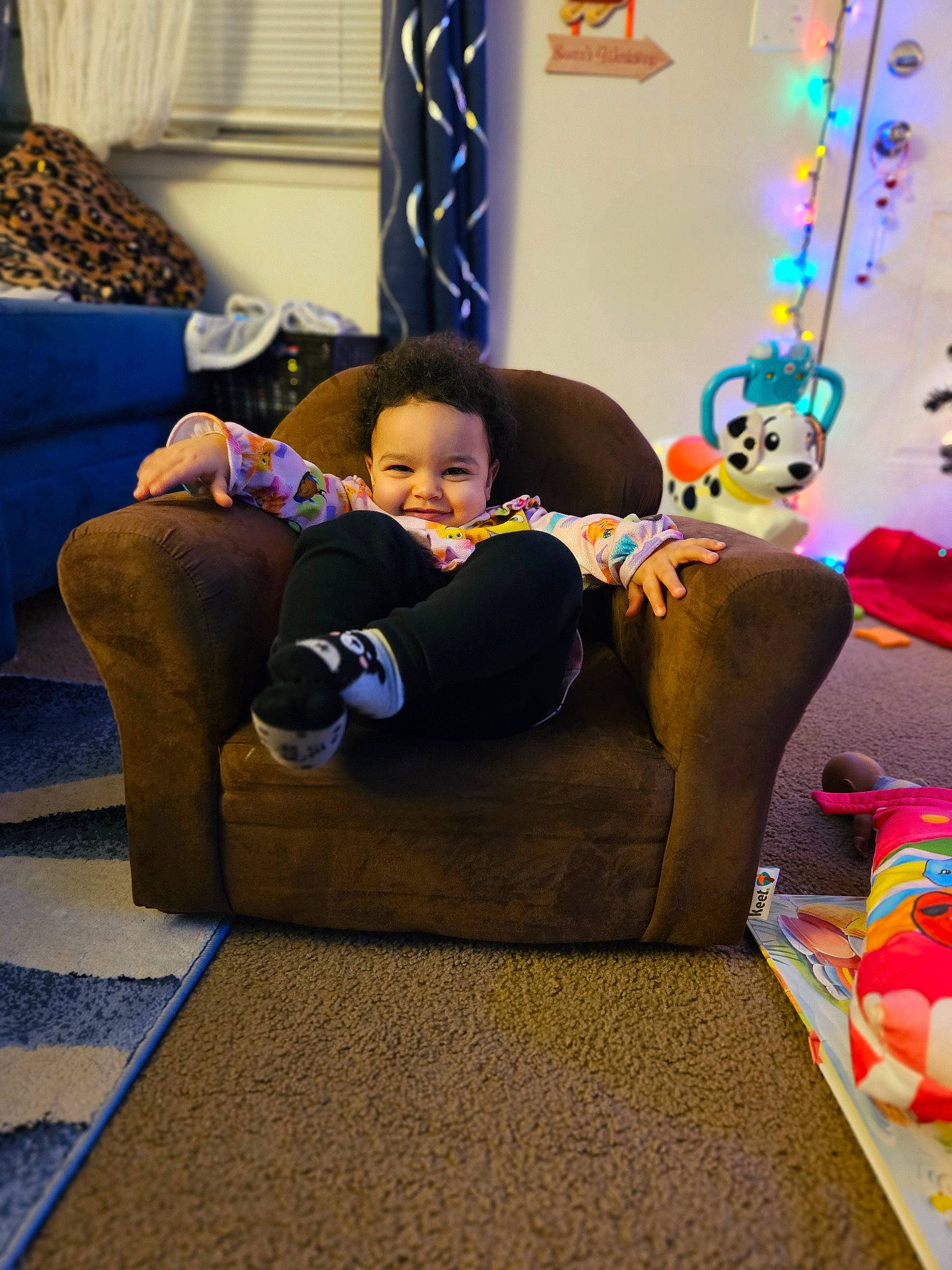 Lyrik joined the competition — help win amazing prizes! baby, baby_toys, blue, child, comfort, couch, curtain, event, flooring, fun, hardwood, joy, leisure, living_room, party_supply, person, play, purple, room, sitting