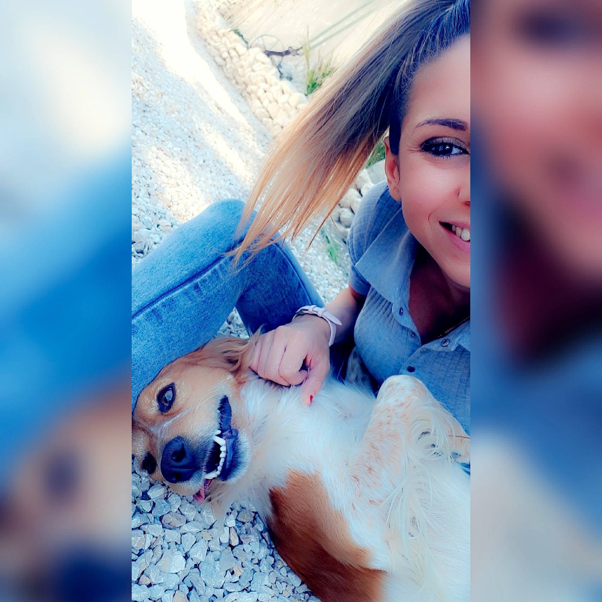 Malibu participe au concours pour gagner de l'argent avec cette photo : beauty, blond, blue, child, cloud, cool, eye, eyebrow, face, hair, happy, lip, long_hair, mouth, nose, photography, selfie, skin, sky, smile