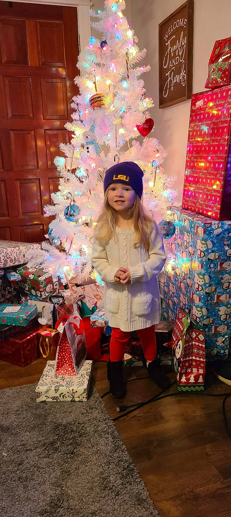 Olivia Grace joined the competition — help win amazing prizes! art, christmas, christmas_decoration, christmas_eve, christmas_ornament, christmas_tree, event, fashion_design, fun, hat, headwear, holiday, light, lighting, magenta, pattern, person, pink, plant, purple