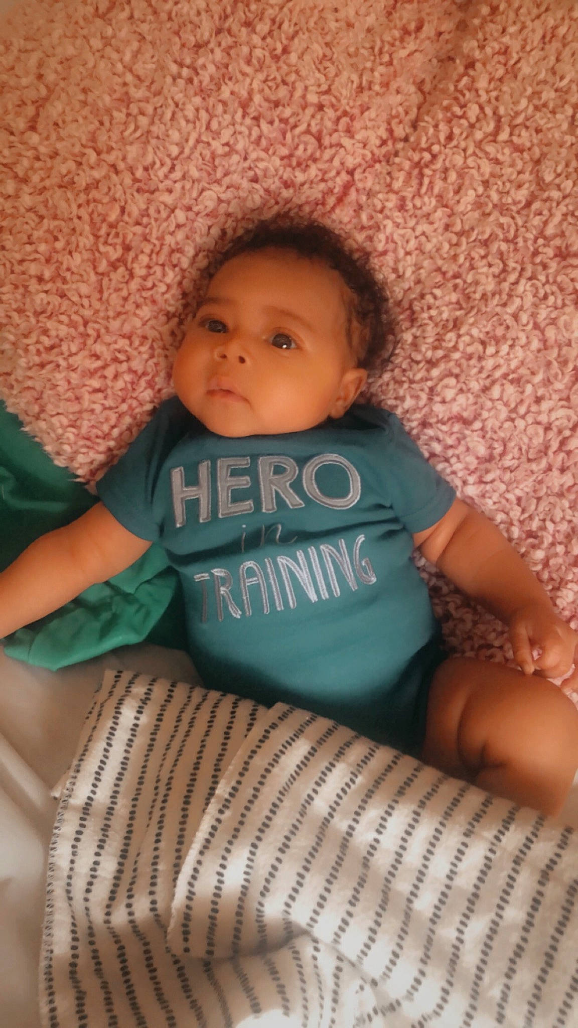 Kareem joined the competition — help win amazing prizes! arm, baby, baby_toddler_clothing, cheek, comfort, eye, face, finger, hand, human_body, iris, leg, lip, neck, nose, organ, person, pink, skin, sleeve