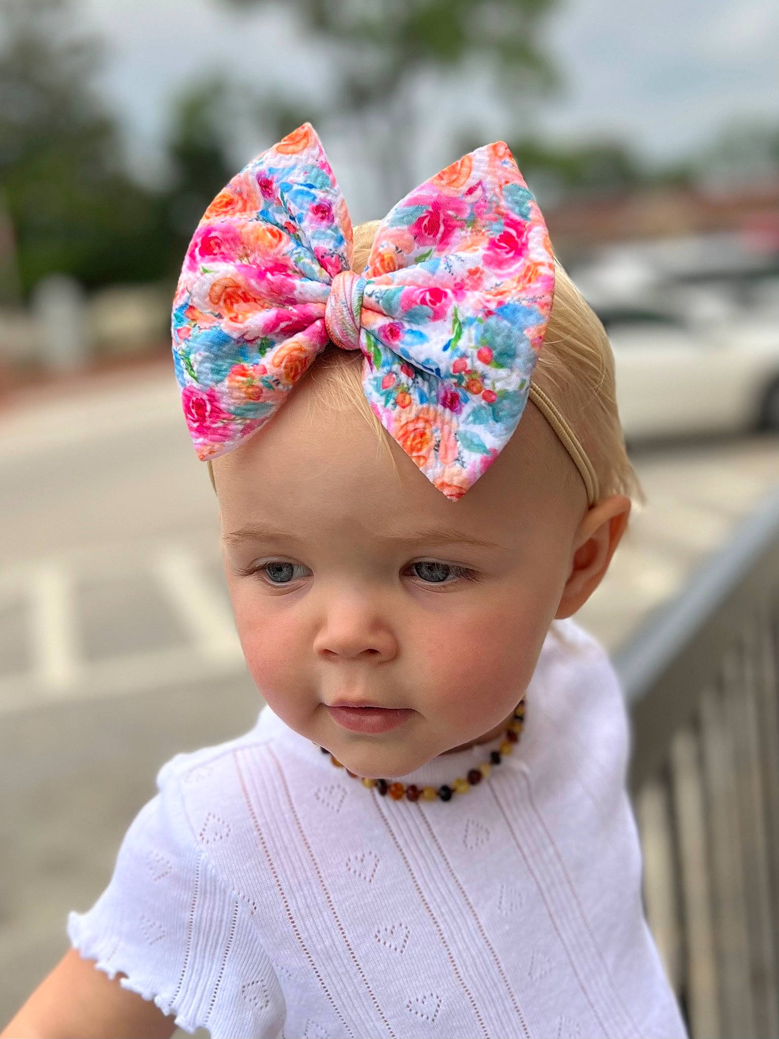 Brinley joined the competition — help win amazing prizes! baby, baby_toddler_clothing, cap, chin, clothing, costume_hat, dress, eyewear, face, fashion, glasses, hairstyle, happy, headgear, headwear, neck, person, pink, sleeve, sunglasses