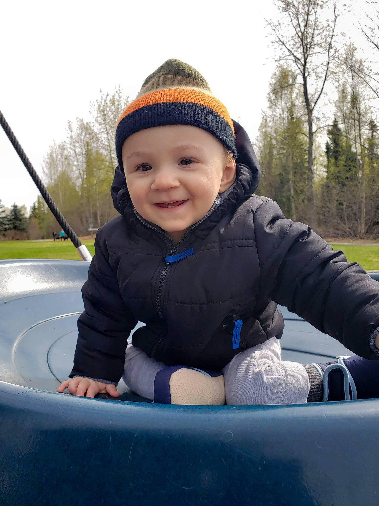 Cooper joined the competition — help win amazing prizes! child, joy, person, recreation, toddler, vehicle