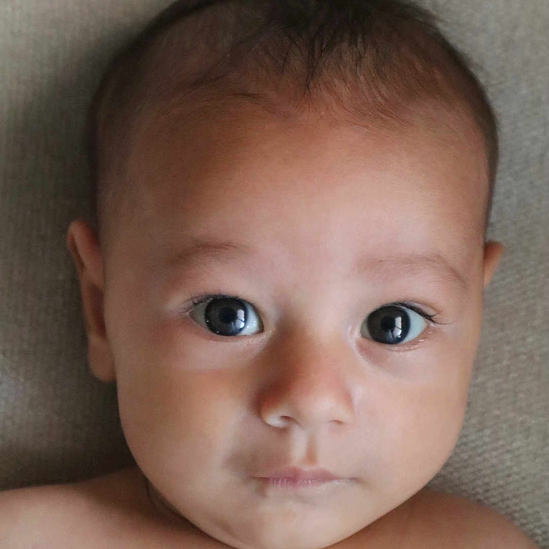 Baker joined the competition — help win amazing prizes! baby, child, close_up, curious, cute, expression, eyes, face, head, human, indoors, infant, looking, natural_light, newborn, person, portrait, skin, soft, young