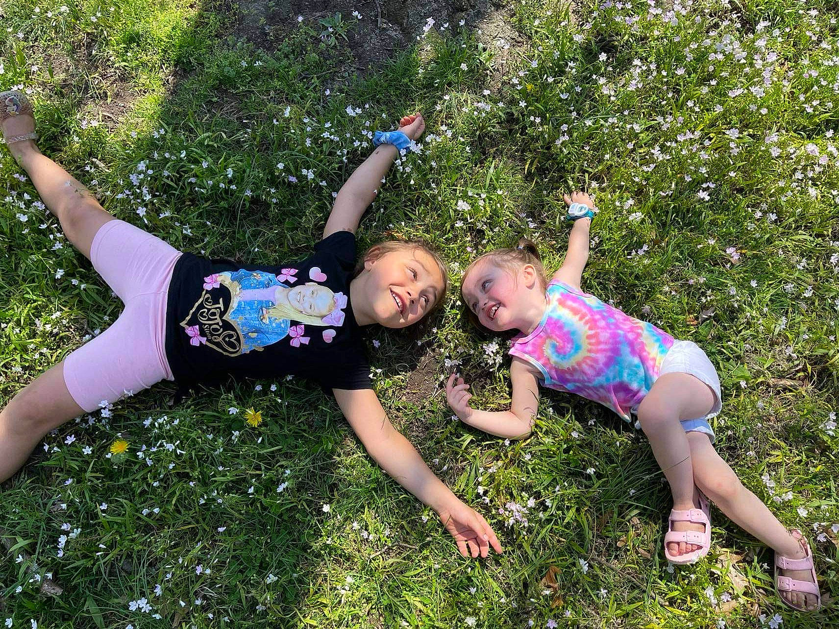 Isabella Marie joined the competition — help win amazing prizes! arm, balance, barefoot, fun, grass, grass_family, grassland, happy, joy, knee, leg, leisure, meadow, people_in_nature, person, plant, recreation, shorts, t_shirt, thigh
