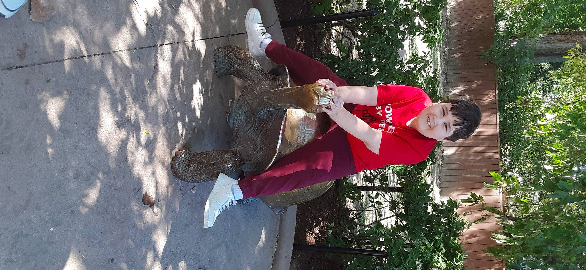 Zachary joined the competition — help win amazing prizes! carmine, elbow, fun, happy, joy, leisure, magenta, people_in_nature, person, plant, tree