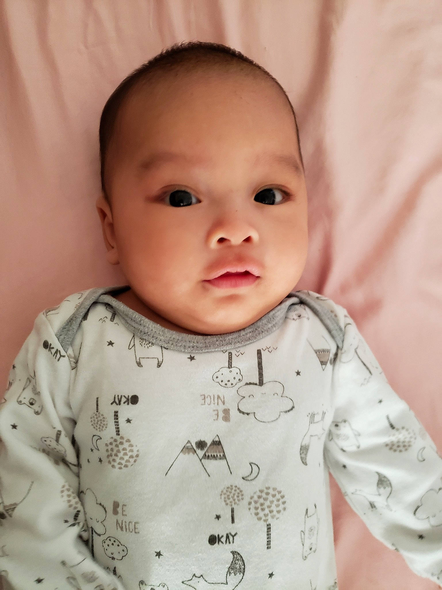 Victor is registered to the contest to win money with this photo: baby, cheek, child, chin, eye, face, forehead, head, iris, lip, mouth, nose, person, skin, smile, toddler