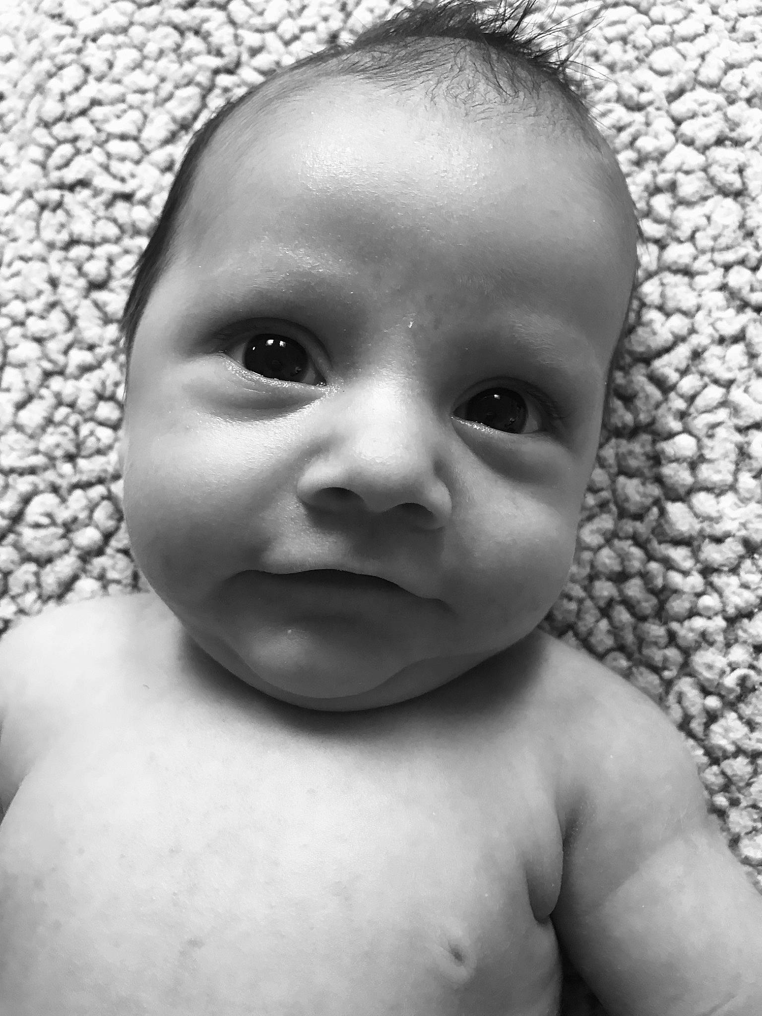 Caspian joined the competition — help win amazing prizes! baby, black, cheek, chin, eye, eyebrow, eyelash, face, facial_expression, forehead, hairstyle, head, lip, mouth, muscle, nose, organ, person, photograph, skin