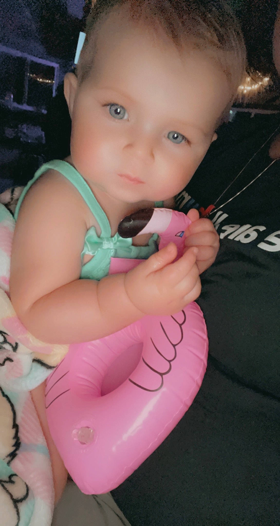 Blake is registered to the contest to win money with this photo: baby, baby_toddler_clothing, cheek, child, eye, face, finger, flash_photography, gesture, hand, happy, head, human_body, lip, mouth, nail, person, pink, skin, thumb