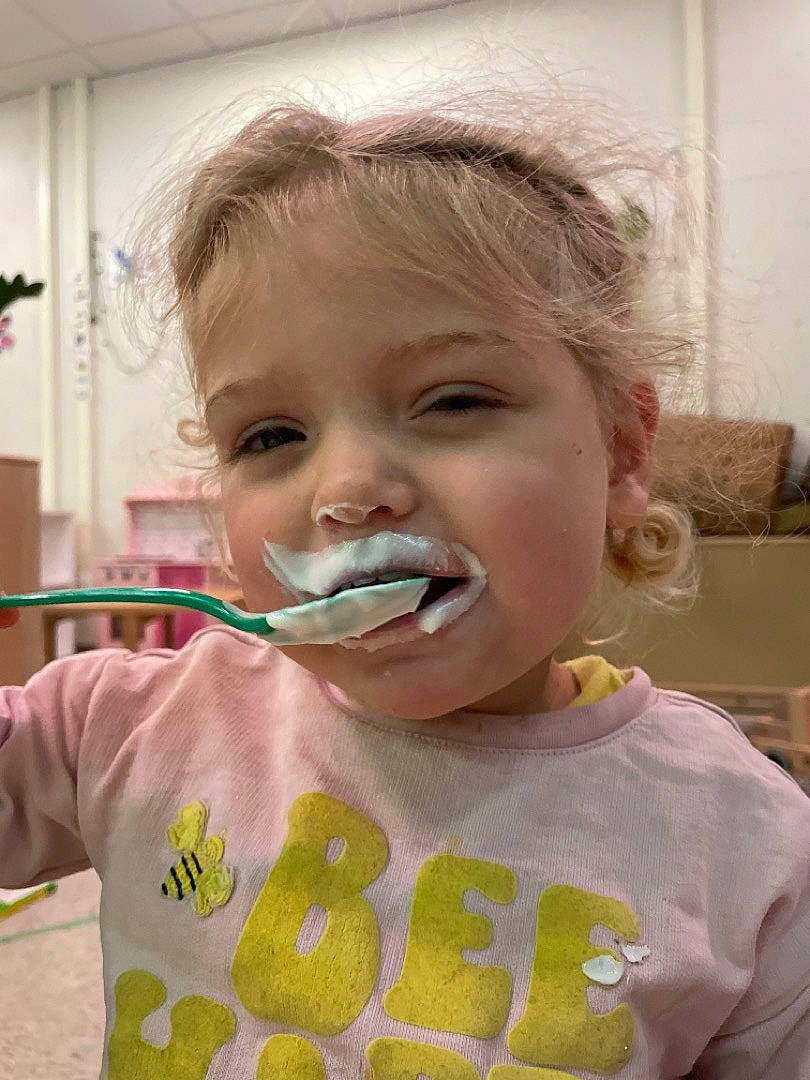 Carolina Reese joined the competition — help win amazing prizes! baby_toddler_clothing, cheek, child, chin, eyebrow, eyelash, face, fun, happy, iris, jaw, lip, mouth, nose, person, skin, sleeve, smile, t_shirt, toddler