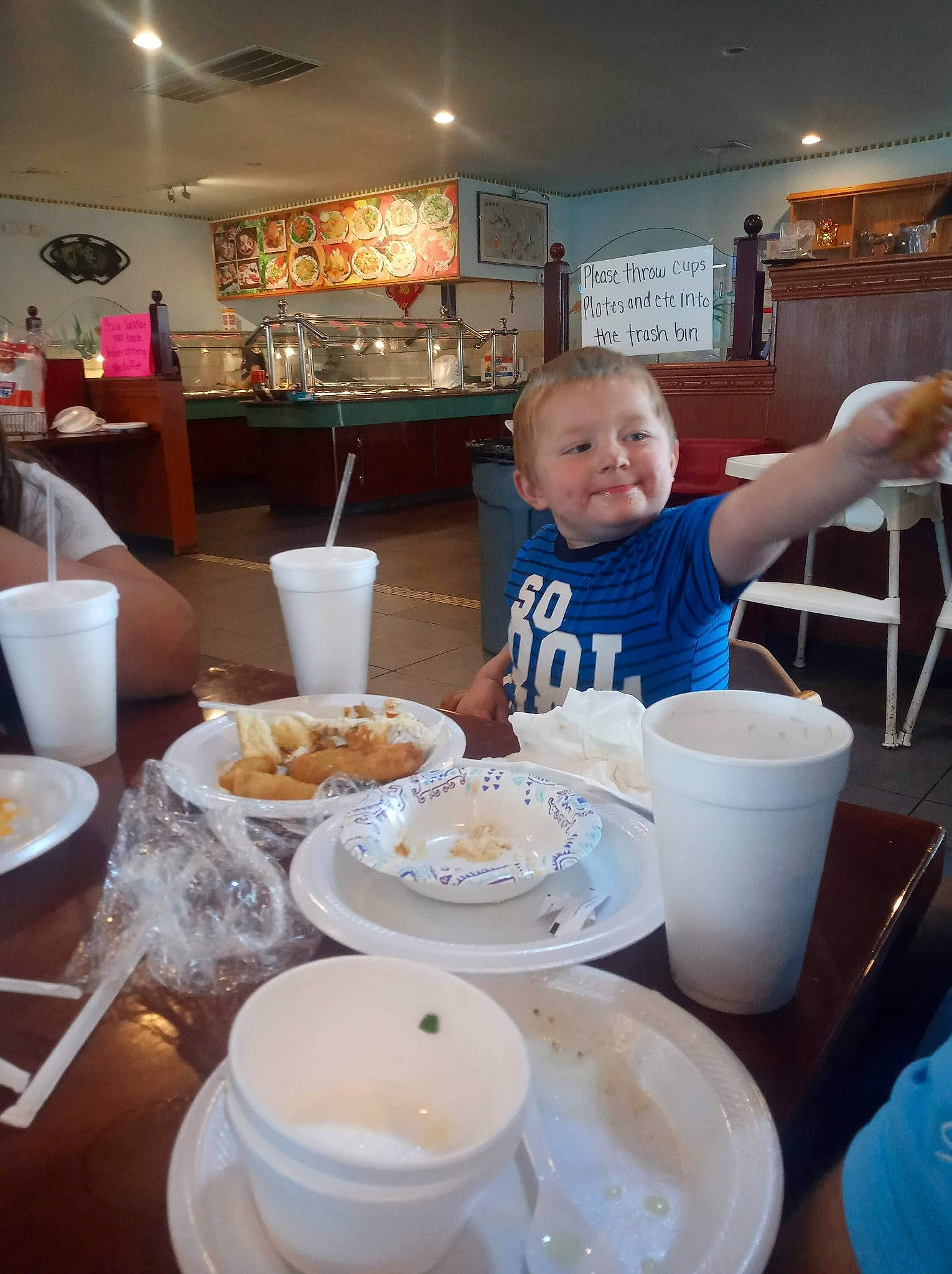 Bobby joined the competition — help win amazing prizes! breakfast, brunch, coffee, coffee_cup, comfort_food, cuisine, cup, dish, drinkware, food, joy, lunch, meal, person, porcelain, restaurant, saucer, serveware, table, tableware