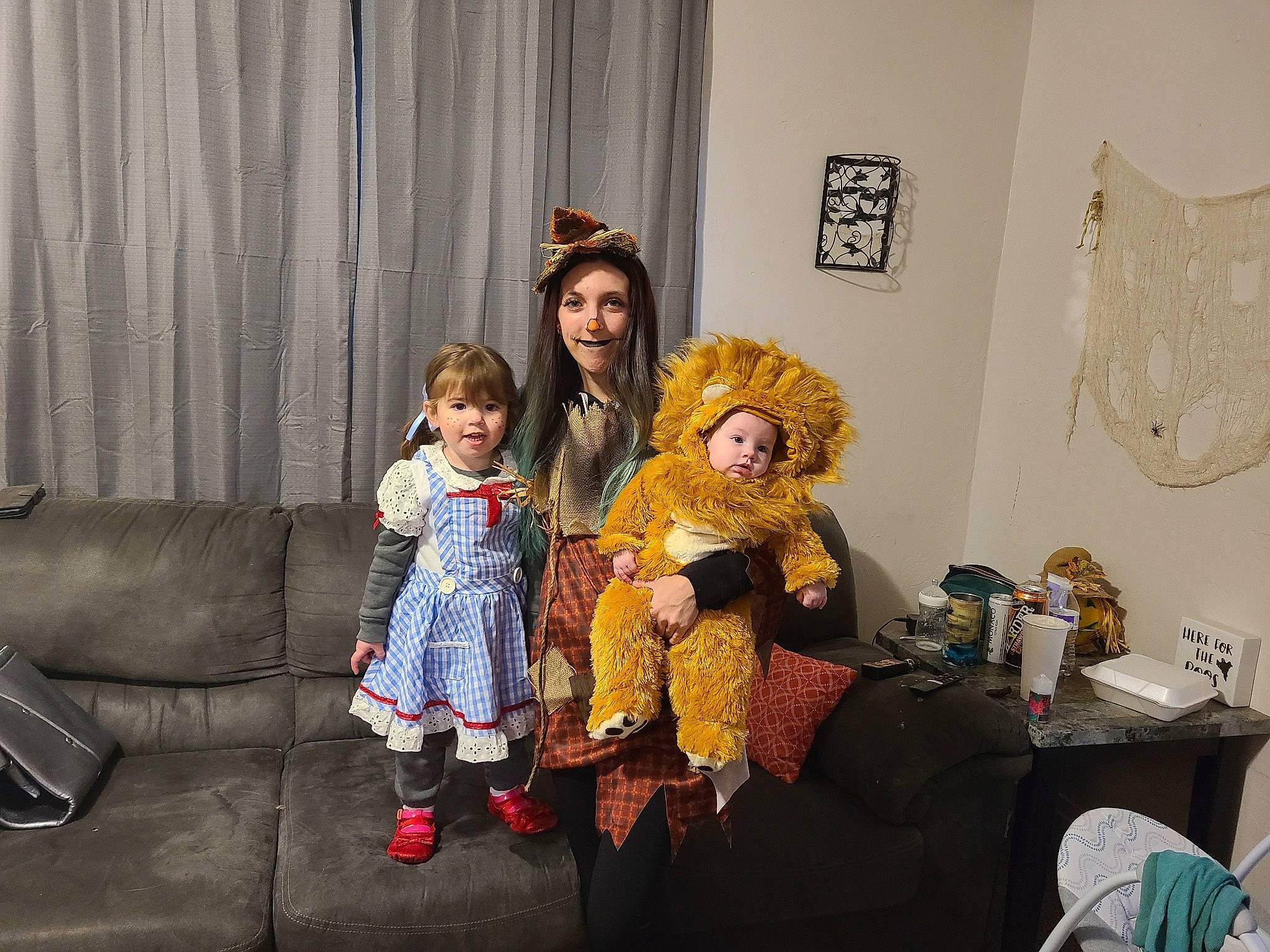 Skylie is registered to the contest to win money with this photo: art, child, couch, curtain, doll, event, fashion_design, fun, fur, happy, hat, headwear, interior_design, joy, living_room, person, room, sitting, stuffed_toy, textile