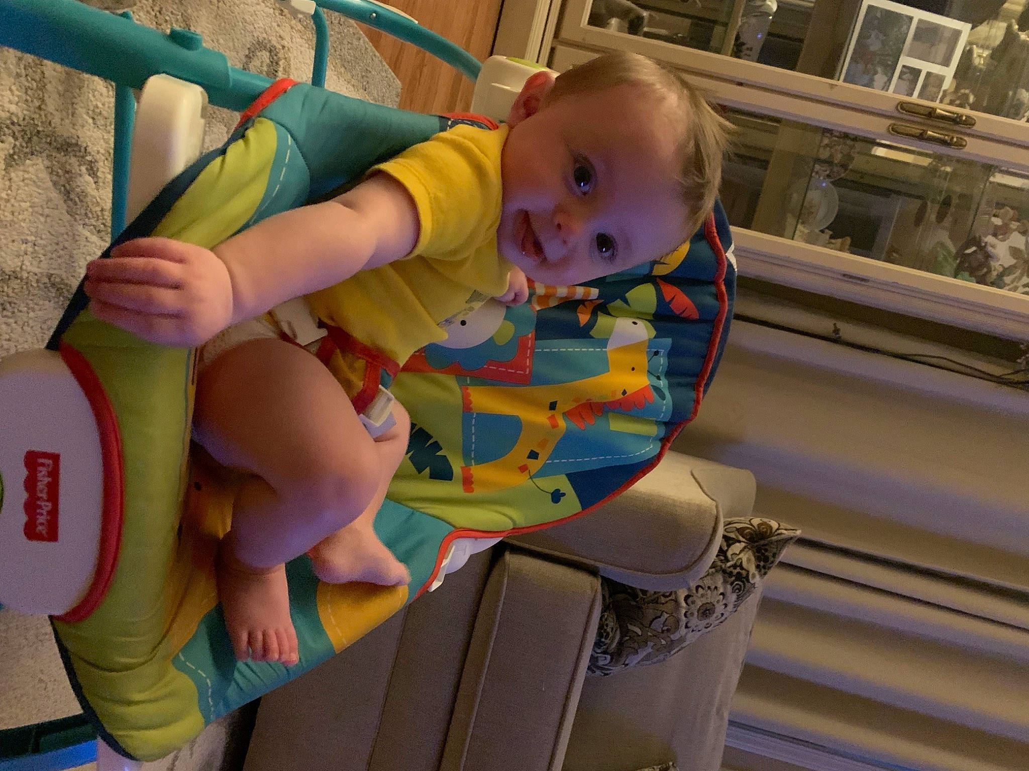 Justin joined the competition — help win amazing prizes! baby, baby_products, baby_safety, baby_toddler_clothing, baby_toys, building, child, comfort, fun, leg, leisure, person, room, thigh, toddler, toy, vacation