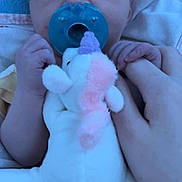Delilah joined the competition — help win amazing prizes! baby, blanket, bodypart, bonnet, clothing, couch, face, finger, furniture, hand, hat, head, mouth, newborn, person, photography, portrait, purple, sleeping, toy