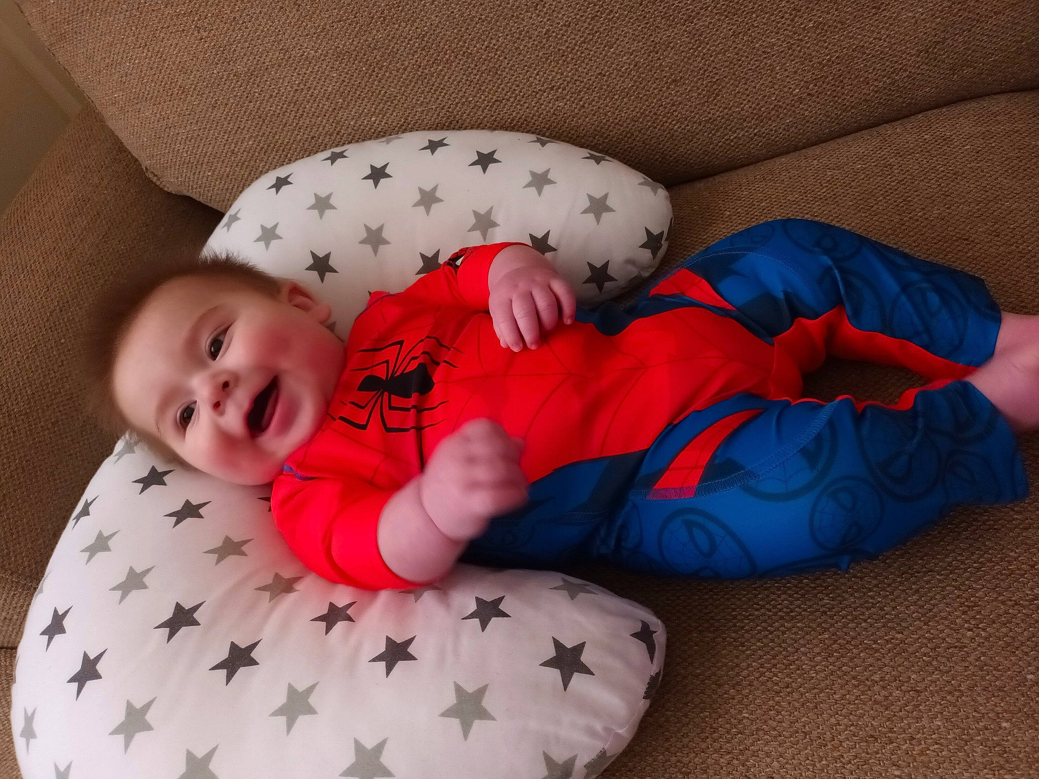 Diego joined the competition — help win amazing prizes! baby, baby_products, baby_sleeping, baby_toddler_clothing, bedding, bedtime, carmine, child, comfort, head, joy, linens, pattern, person, product, room, sitting, sleeve, smile, sock