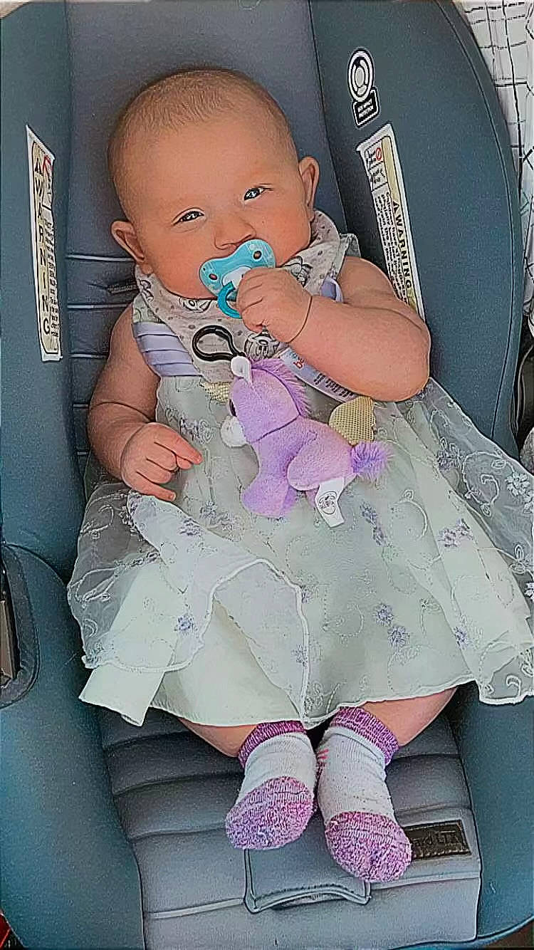 Jessica joined the competition — help win amazing prizes! baby, baby_products, baby_safety, baby_toddler_clothing, cheek, child, comfort, drinkware, happy, human_leg, nail, pattern, person, pink, product, purple, sock, thigh, thumb, toddler