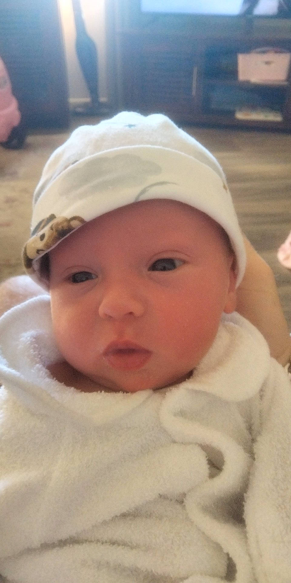 Alexander joined the competition — help win amazing prizes! baby, baby_toddler_clothing, bonnet, cap, cheek, child, eyebrow, eyelash, facial_expression, fashion_accessory, fun, grass, happy, hat, headwear, lip, nose, person, portrait_photography, skin