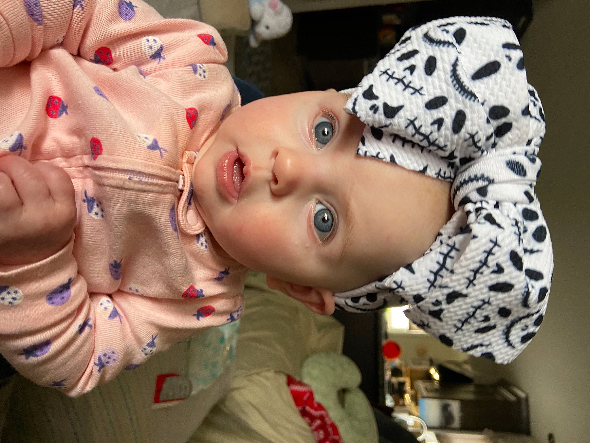 Becca joined the competition — help win amazing prizes! baby, baby_toddler_clothing, cheek, child, eyelash, face, fashion_accessory, fashion_design, fun, happy, headwear, human, lip, mouth, nose, pattern, person, portrait_photography, skin, sleeve