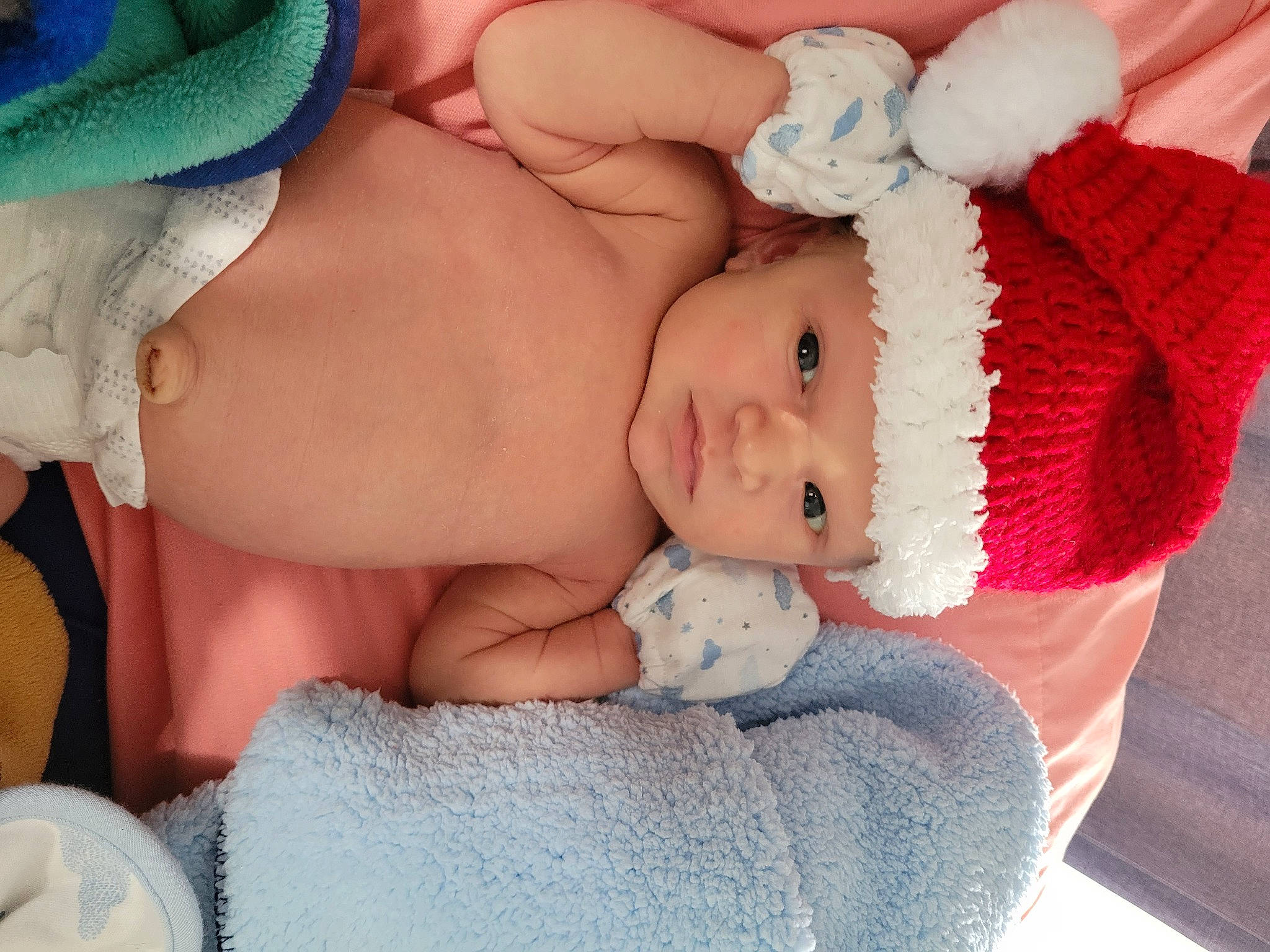 Michael joined the competition — help win amazing prizes! abdomen, baby, baby_products, baby_sleeping, baby_toddler_clothing, beauty, blue, cheek, chest, child, comfort, diaper, fashion_accessory, headband, headwear, human_body, pattern, person, pink, skin