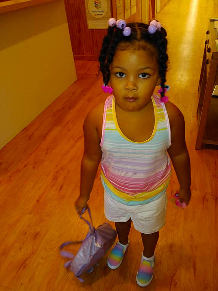 Aziyah joined the competition — help win amazing prizes! child, floor, flooring, fun, hair_accessory, hairstyle, hardwood, joint, person, pigtail, pink, play, shoulder, sportswear, standing, toddler