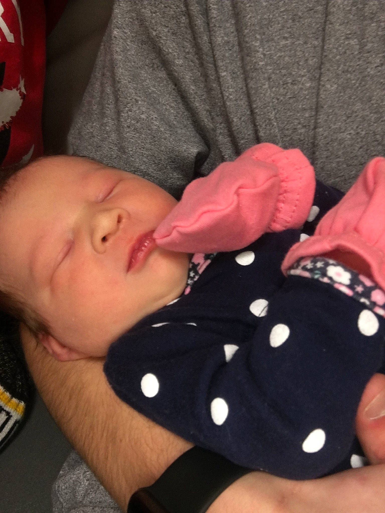 Wynter is registered to the contest to win money with this photo: baby, cheek, child, finger, mouth, nail, neck, person, thumb, toddler