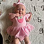 Sequoia joined the competition — help win amazing prizes! baby, pink, headband, strawberry, blanket, floral, numbers, cute, infant, sock, tutu, dress, lying_down, child, adorable, soft, fabric, portrait, young, smiling