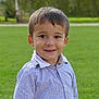 Matheo participe au concours pour gagner de l'argent avec cette photo : child, boy, smile, outdoor, greenery, grass, shirt, collar, happy, portrait, young, face, nature, casual, daylight, person, cute, background, standing, childhood