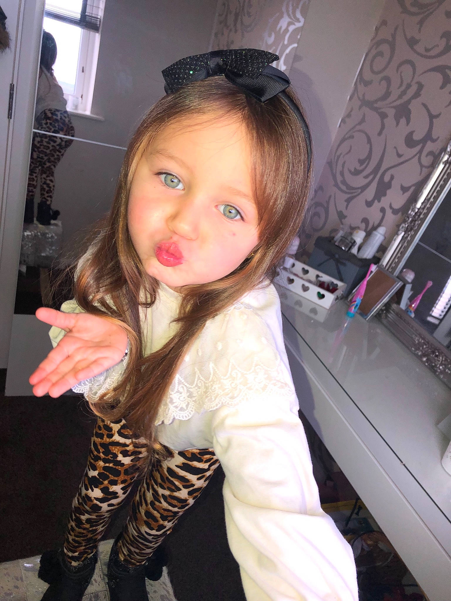 Jasmine Mae is registered to the contest to win money with this photo: black_hair, brown_hair, cheek, child, child_model, hair, hairstyle, lip, long_hair, nose, person, smile, toddler
