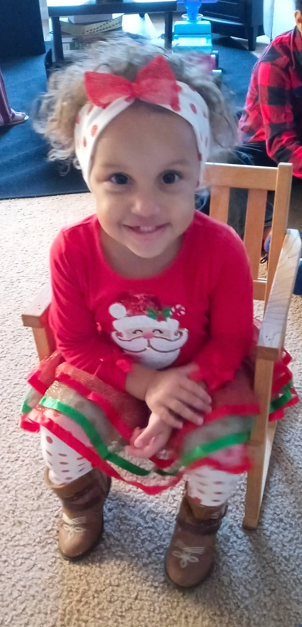 Roselynn joined the competition — help win amazing prizes! baby_toddler_clothing, chair, cheek, child, face, facial_expression, fun, happy, head, headwear, human_body, joy, magenta, people, person, pink, red, skin, sleeve, smile