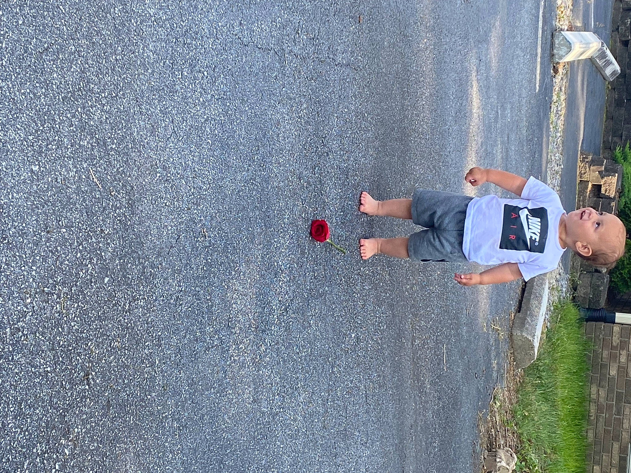 Theodore is registered to the contest to win money with this photo: adventure, asphalt, ball, concrete, denim, electric_blue, extreme_sport, fun, grass, leisure, pedestrian, person, plant, recreation, road_surface, shadow, sidewalk, sport_climbing, sports, sports_equipment