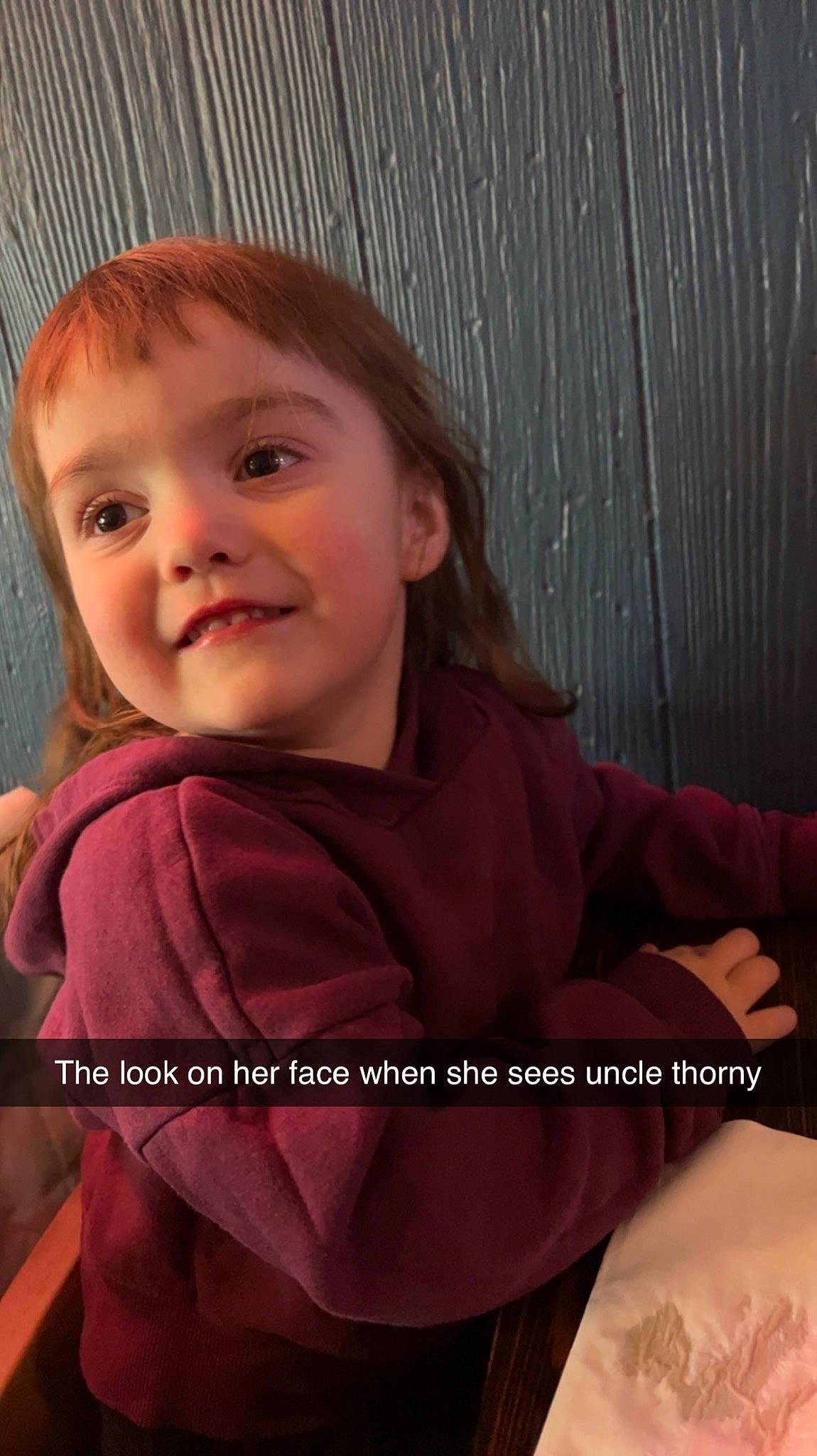 Laelah is registered to the contest to win money with this photo: baby_toddler_clothing, cheek, child, comfort, cool, eye, eyebrow, forehead, fun, gesture, happy, iris, joy, lip, mouth, neck, nose, person, skin, sleeve