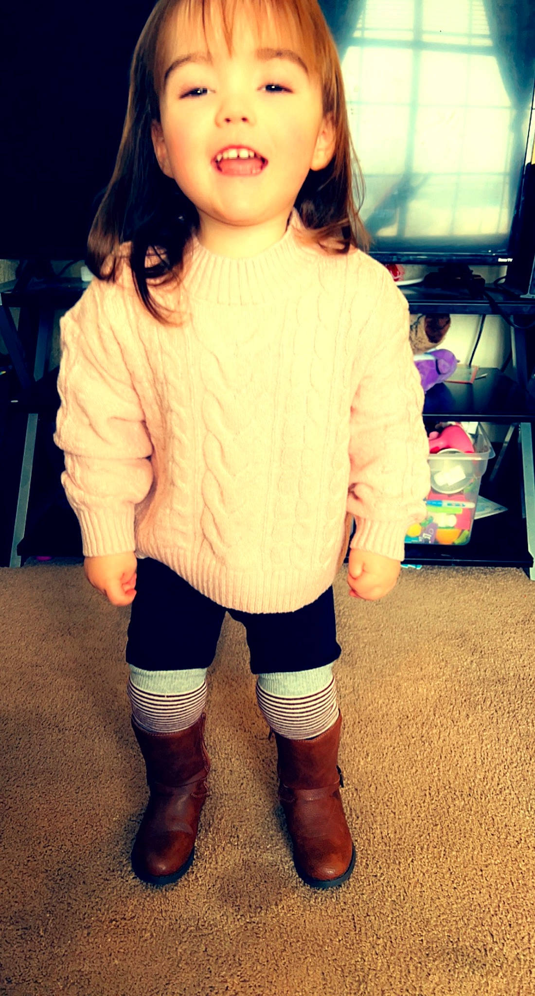 Laelah is registered to the contest to win money with this photo: baby_toddler_clothing, cool, electric_blue, eyewear, face, happy, human_leg, knee, leg, pattern, person, shorts, shoulder, skin, sleeve, sock, sportswear, t_shirt, thigh, toddler