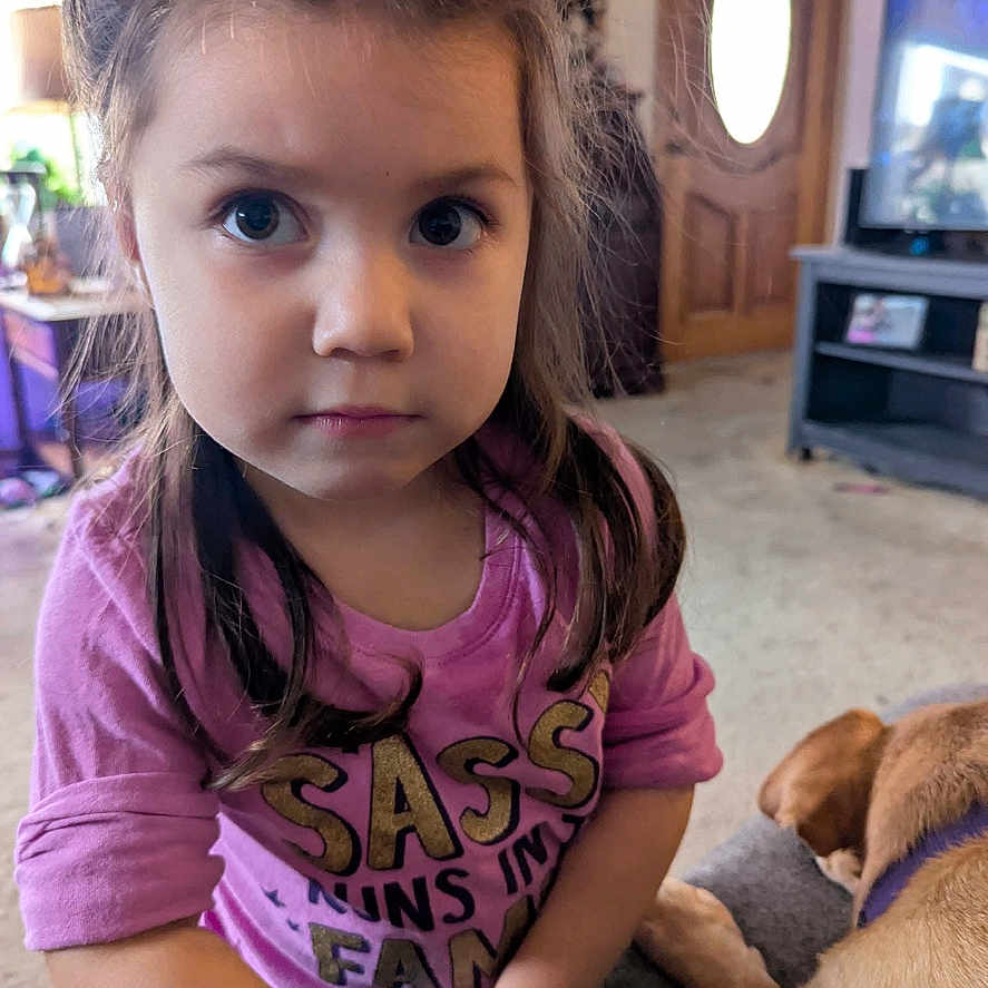 Athena Grebe is registered to the contest to win money with this photo: architecture, building, child, computerhardware, couch, electronics, face, female, furniture, girl, hardware, head, indoors, livingroom, monitor, person, photography, portrait, screen, tv